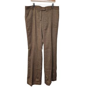Anne Klein Dress Pants Women’s Sz 10 Houndstooth Equestrian Lined Trouser Office